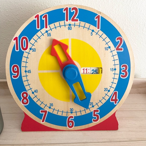 Melissa & Doug Clock Learning Set - Picture 1 of 3
